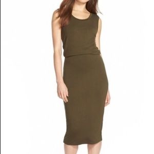 LEITH layered body-con tank dress sz S